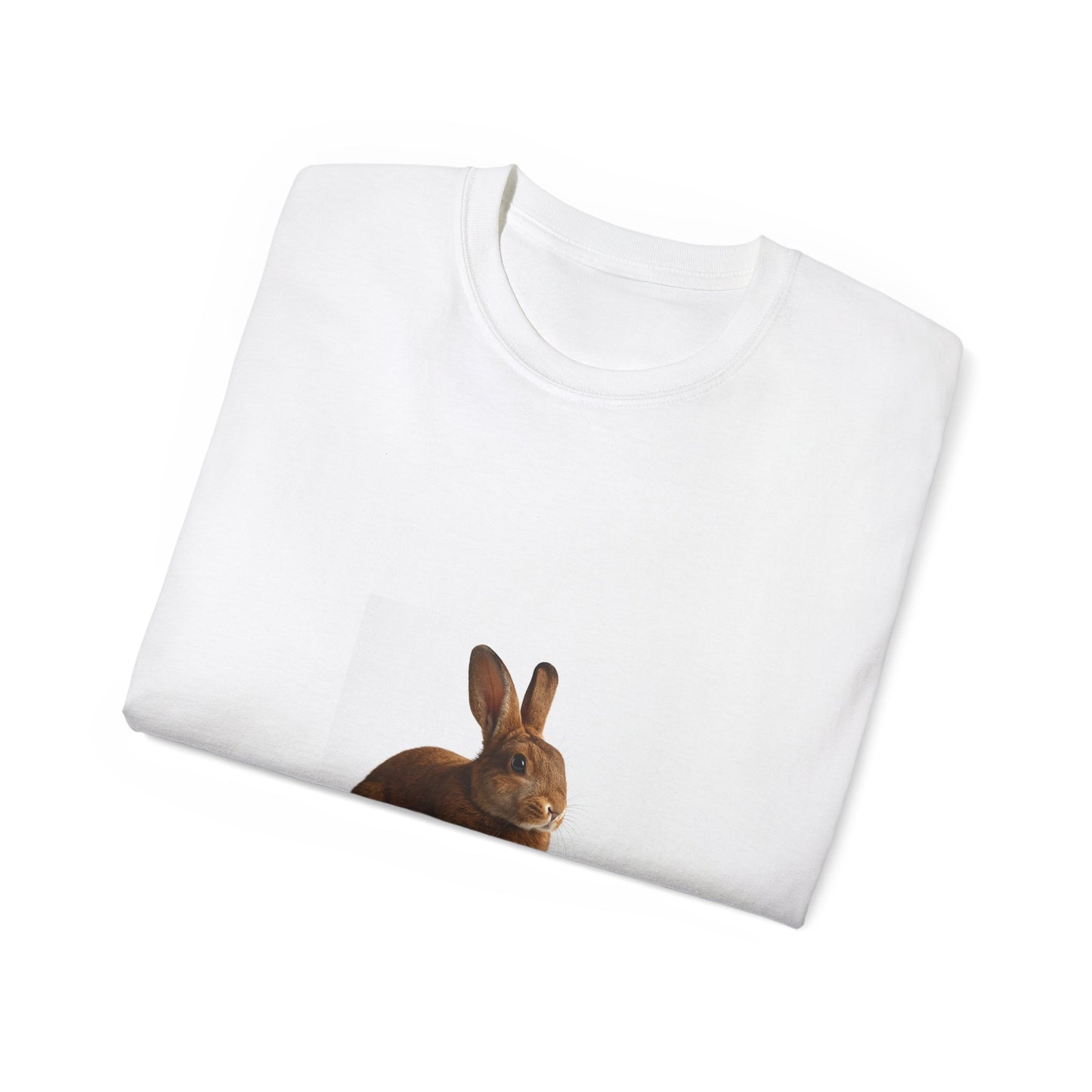Cute Rabbit Unisex Cotton Tee, Rabbit T-Shirt, Animal Lover Gift, Spring Fashion, Eco-Friendly Apparel, Casual Wear